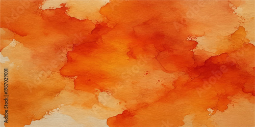 An abstract grunge watercolor background featuring a vintage paper texture with a burning orange inferno of fire, smoke, and red paint art