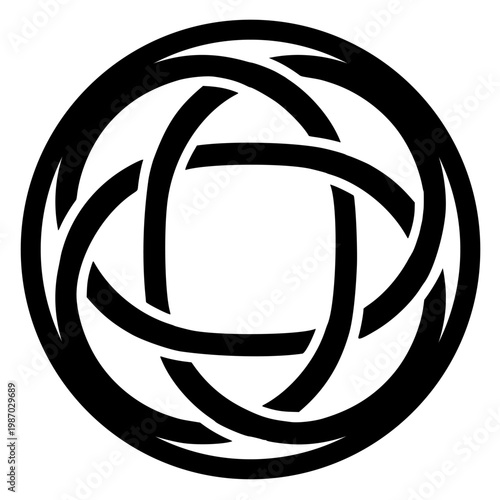 Vector illustration of an abstract 3d target symbol and web icon for business communication technology and internet message address information