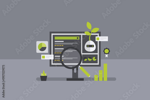 Website appears at a higher ranking in AI powered organic search, driving more traffic. SEO tool analyzes organic ranking and traffic quality.