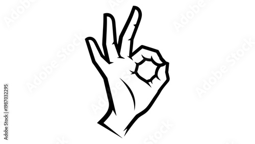 Hand Gesturing OK Sign, Perfect Symbol, Agreement, Success, Approval, Positive Gesture
