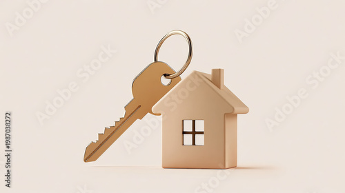 Key and house pendant - Generative AI