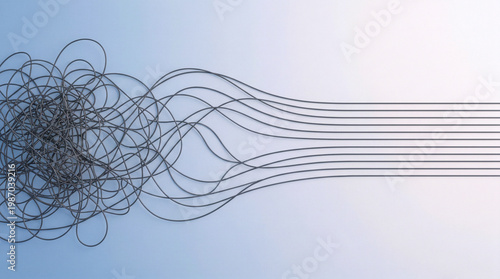 From Chaos to Clarity – Abstract Concept of Organization, Focus and Mental Simplification