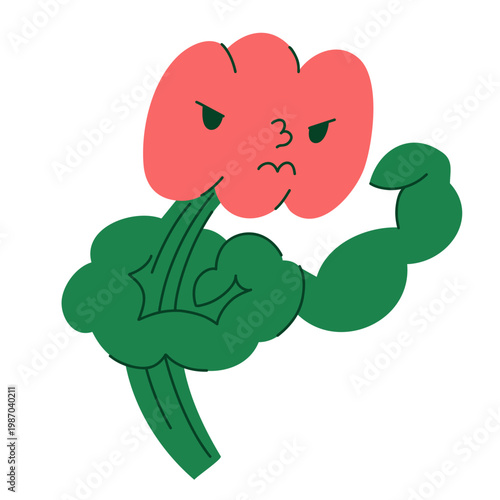 Graceful stylized butterfly in blue on white, insect with spread wings in doodle style, entomology collection