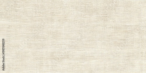 Natural Beige Linen Texture Background with Soft Woven Fabric Detail and Light Abstract Patterning