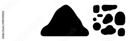 Maximize icon set with solid black icon on white background featuring button, symbol, design with minimalism and line art