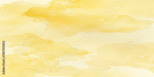 Vintage aged parchment texture with a grunge brown watercolor design and stained antique paper background featuring subtle clouds