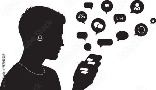 Back in stock banner, orange and black geometric speech bubble vector label, new arrival announcement, product availability notice, modern isolated design on white background