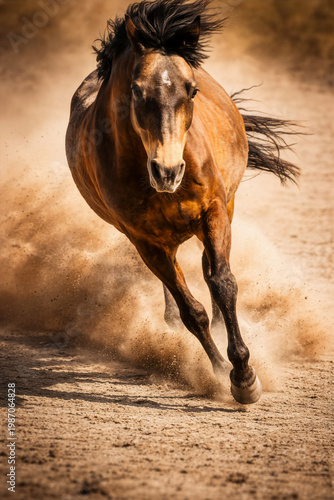 Dynamisches Pferdeportrait