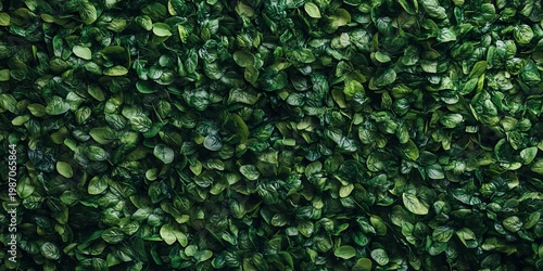 Vibrant, Lush Greenery A Stunning Organic Field of Tiny Leaves Capturing Nature s Beauty Outdoors