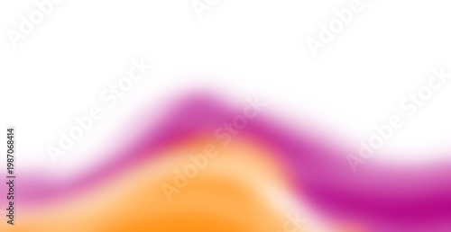 Abstract vintage red and orange gradient brush strokes, textured and expressive, isolated on clean white background.