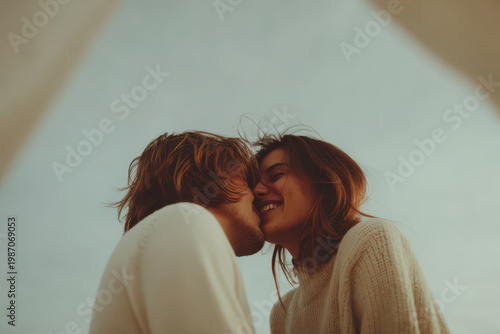 solitary figure of young graduate stands gracefully in lush park during their graduation evening perfectly essence