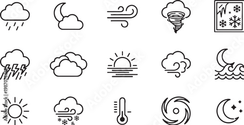 Heavy excavator silhouette set, industrial construction machinery icons, 6 vector digging equipment illustrations for civil engineering projects