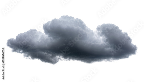 Photos Dark gray cumulonimbus storm cloud, isolated on transparent background