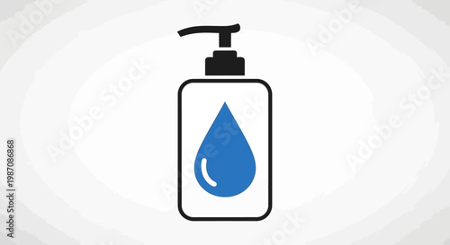 Hand Sanitizer Dispenser Bottle.