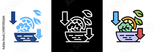 Low Calorie triple icon