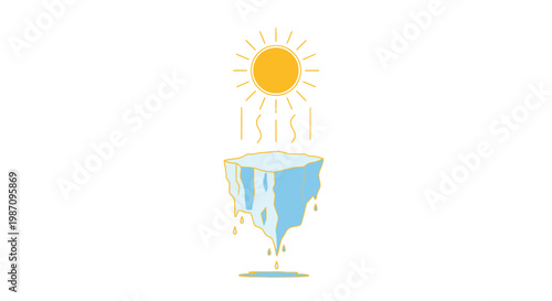 A glass of cold water under the sun.