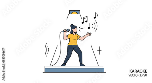 Man singing into a microphone loudly.