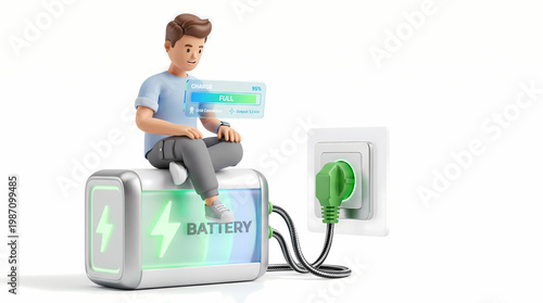 Innovative smart grid technology enhancing infrastructure power management urban settings digital illustration futuristic design