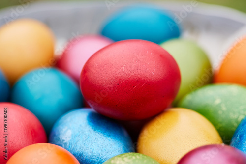 colorful easter eggs