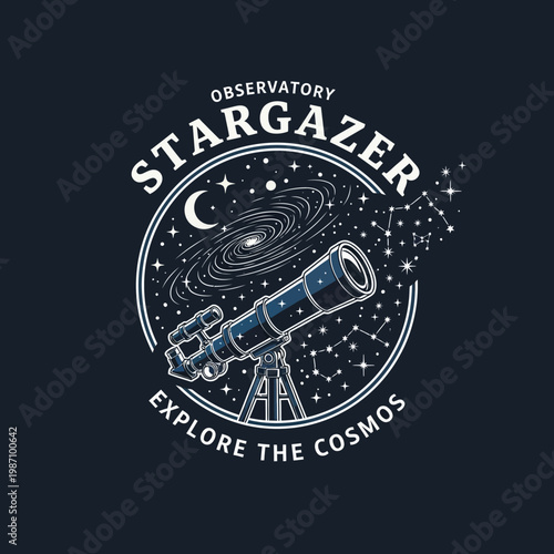 Telescope for stargazing and astronomy.