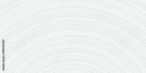 Modern white gray abstract background, the look of stainless steel, circular lines on a blue background. Vector Illustration
