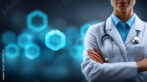 Modern Professional Forward-Looking Healthcare Investment Biotech Theme

