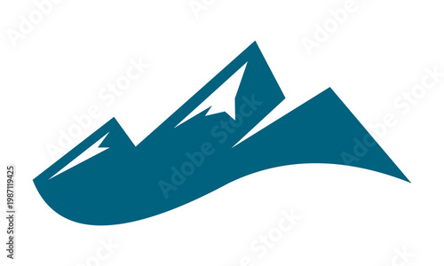 vector illustration of mountain landscape