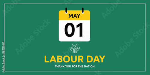 May day celebration a vibrant illustration of labour day on a green background