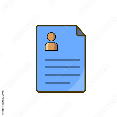 SVG Vector Resume document icon -01-02