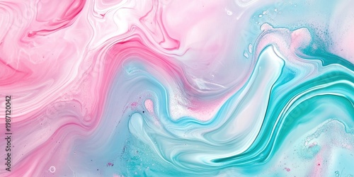 beautiful colorful abstract liquid background in soft colors illustration