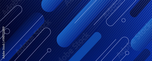 Latar belakang minimalis biru gradien abstrak. Ilustrasi vektorPrint