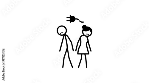 Couple Feeling Overwhelmed with Power Outage