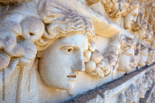 Close-up of an Ancient Roma...