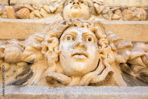 Close-up of an Ancient Roma...