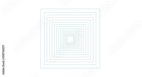 Geometric pattern with concentric squares.