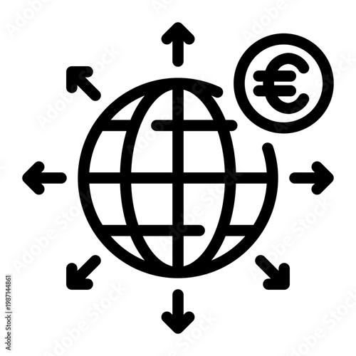 euro line icon