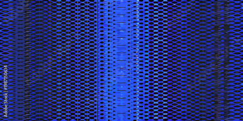 Abstract blue pattern resembling scales or a futuristic texture