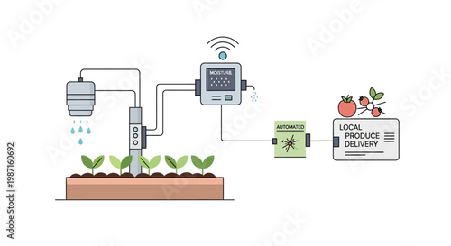 Smart Farm Automation System Technology.
