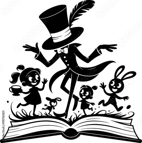 Alice in wonderland , we're all mad here , alice, cut files for cricut silhouette, clipart