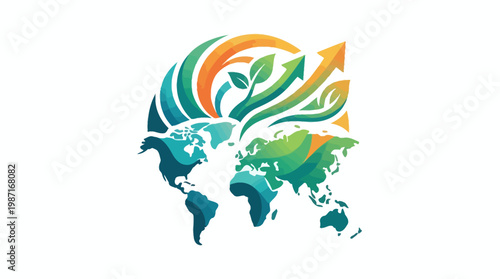 Global Growth and Sustainability Concept