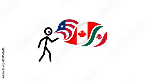 Speaking in English Canadian and Spanish