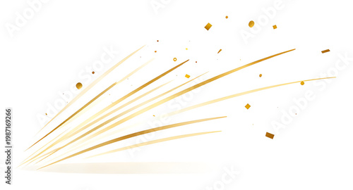 gold confetti background, light trails effect, festive celebration, party confetti, sparkling lights, glitter background, golden particles, abstract celebration, event decoration, luxury background, s