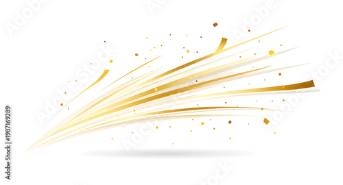 gold confetti background, light trails effect, festive celebration, party confetti, sparkling lights, glitter background, golden particles, abstract celebration, event decoration, luxury background, s