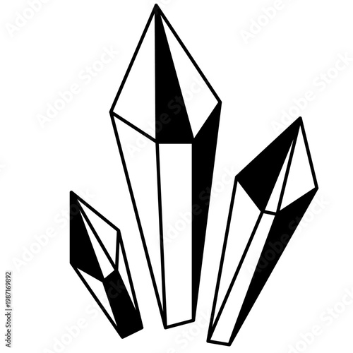 Diamond Gemstone Icon - Brilliant Cut Luxury Jewel Vector