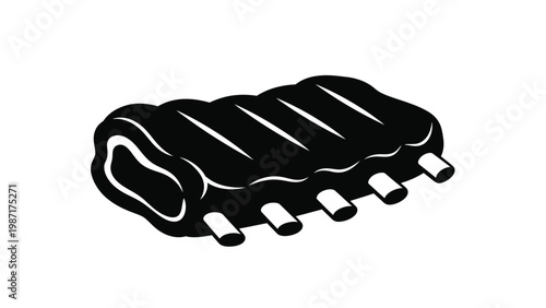 Grilled meat skewers on wooden sticks for barbecue or outdoor cooking one sentence