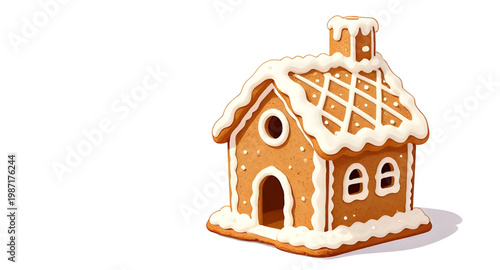 gingerbread, house, cookie, dessert, sweet, candy, christmas, holiday, decoration, festive, bakery, icing, sugar, edible, treat, design, confection