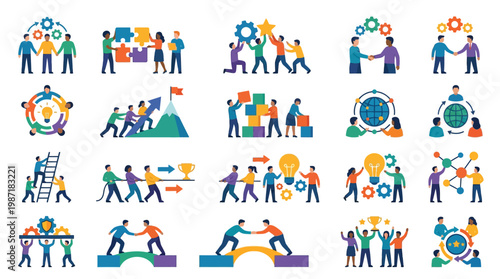 Business people working together in teamwork.