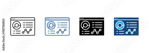 Multi Style Icon Dashboard Collection