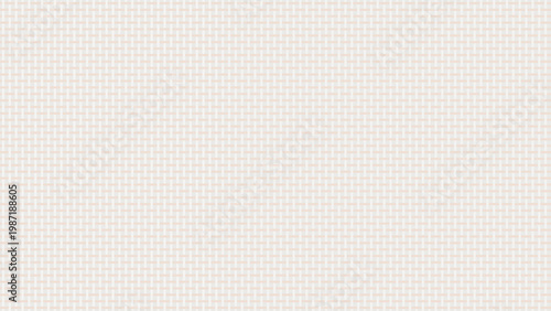 Seamless plain weave pattern in white warp and soft orange weft on greige background , 16:9 ratio