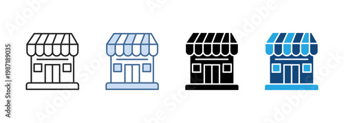 Multi Style Icon Set Marketplace Collection